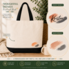 Personalized Name Canvas Tote Bag