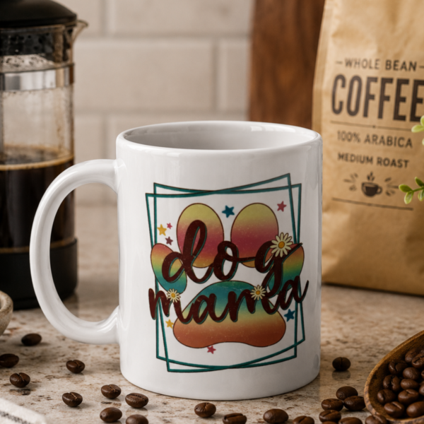 Dog Mama 15 oz Coffee Mug