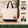 68 Wander Go Far Stay Curious Canvas Tote Bag