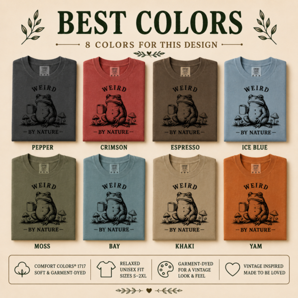 weird by nature best colors