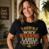 Gen X Warning Labels Shirt