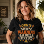 Gen X Warning Labels Shirt