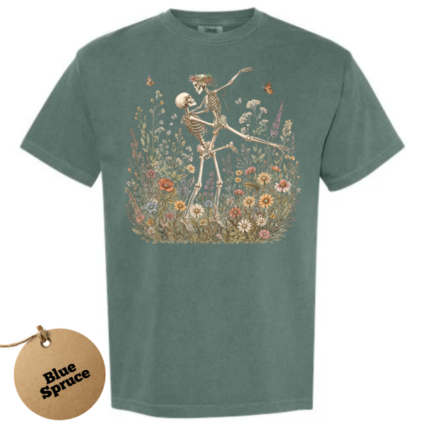 Skeleton Lovers Wildflower T-Shirt