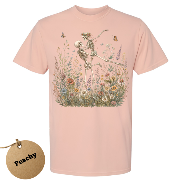 Skeleton Lovers Wildflower T-Shirt