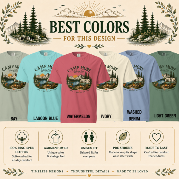 Camp More Worry Less Shirt
