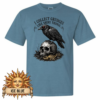 Gothic Shirt – I Collect Grudges Like Shiny Things Crow Skull Tee