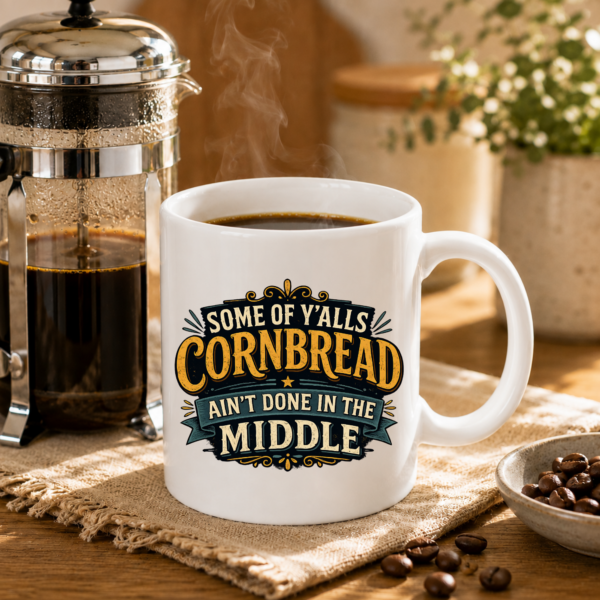 cornbread 1 Cornbread Ain’t Done Mug – 15 oz