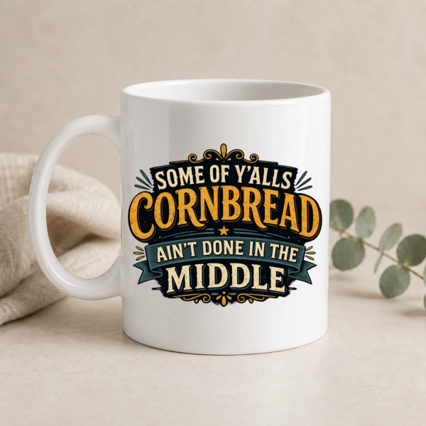 cornbread 2 Cornbread Ain’t Done Mug – 15 oz