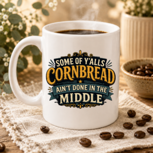 cornbread Cornbread Ain’t Done Mug – 15 oz