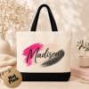 Personalized Name Canvas Tote Bag