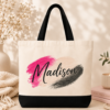 Personalized Name Canvas Tote Bag