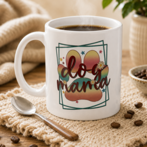 dog mamma mug Dog Mama 15 oz Coffee Mug