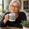 Don't Piss Off Old People Coffee Mug | Funny 15 oz Ceramic Mug
