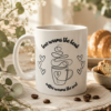 Love Warms the Heart Coffee Lover Mug | 15 oz Ceramic Mug