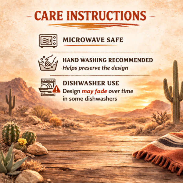 mug care instructions v.1 Cornbread Ain’t Done Mug – 15 oz