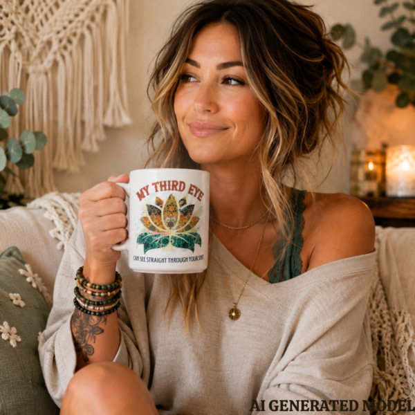 My Third Eye Can See Right Through Your Shit | 15 oz Coffee Mug