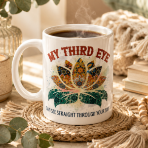 my third eye listing image My Third Eye Can See Right Through Your Shit | 15 oz Coffee Mug