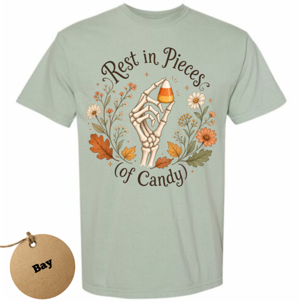 rest in pieces - bay Rest in Pieces Halloween Shirt