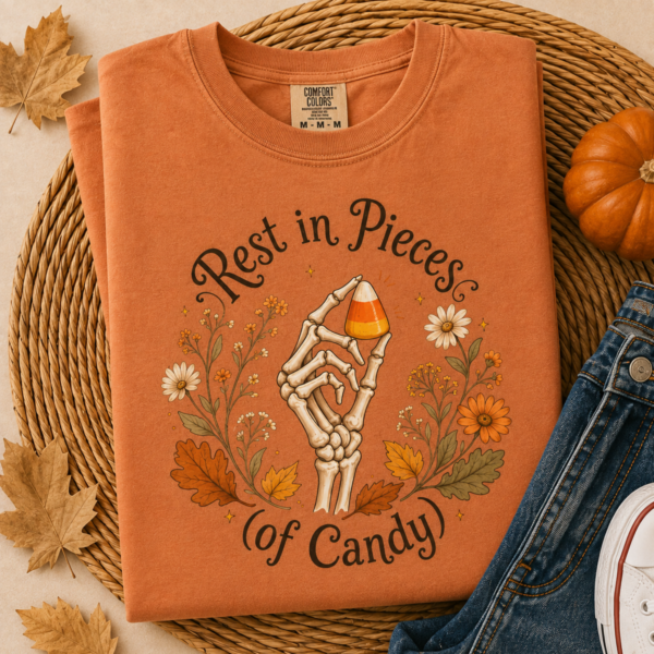 rest in pieces - mock 1 Rest in Pieces Halloween Shirt