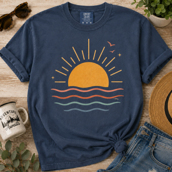 retro sunset midnight listing image Retro Sunset T-Shirt