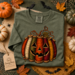 Sewing Pumpkin Halloween Shirt